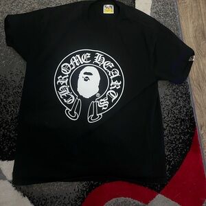 Bape Chrome hearts tee